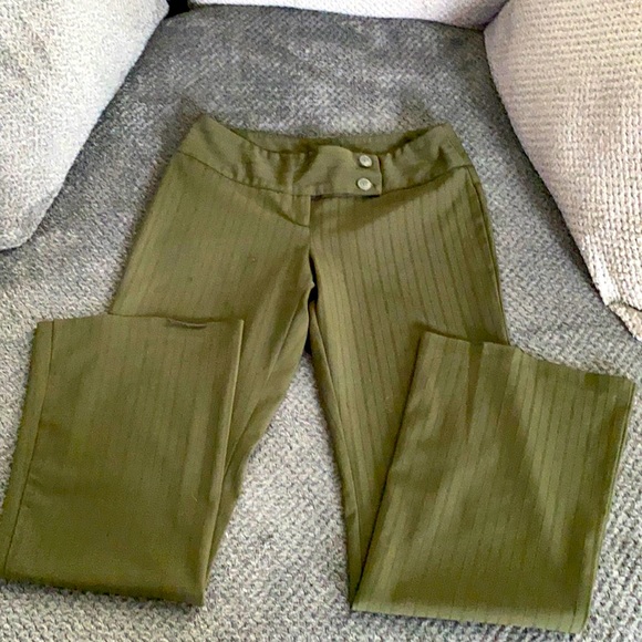Pants - Olive Green Slacks